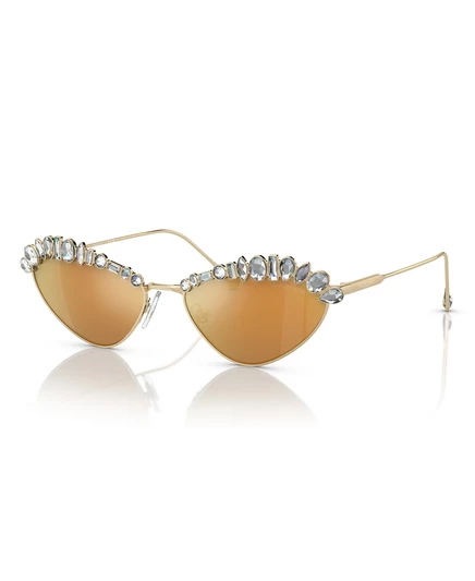 Женские солнцезащитные очки Swarovski SK7009, золотистые