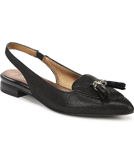  Балетки на плоской подошве black metallic suede