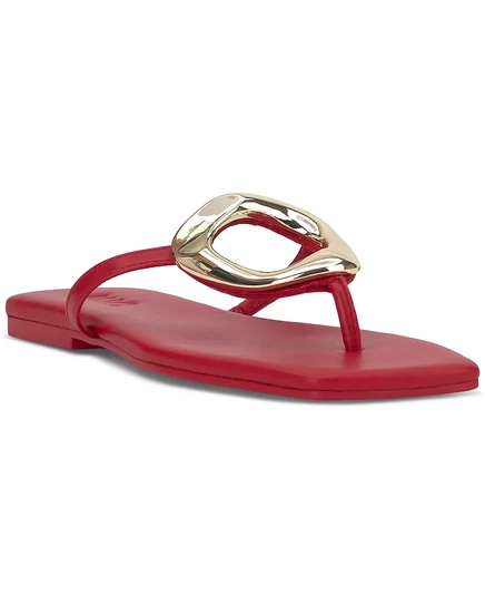 Женские босоножки на плоской подошве Yadira от I.N.C. International Concepts, созданные для Macys red smooth