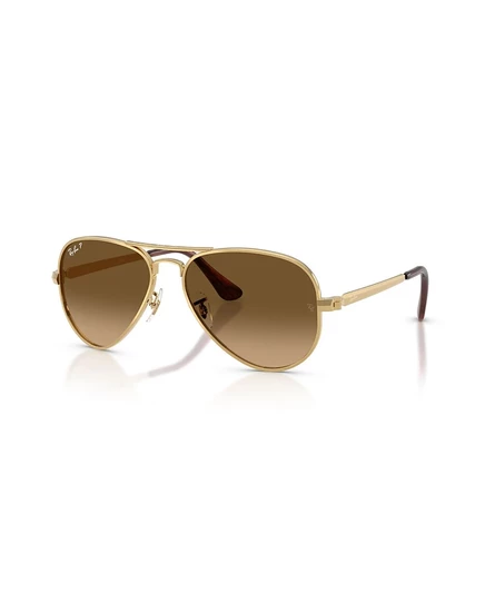 Унисекс очки Ray-Ban RB3925 Aviator поляриз., желтые