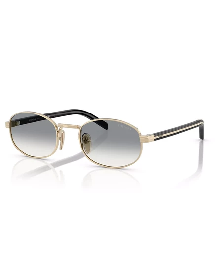 Женские маленькие солнцезащитные очки Prada, PR B53S pale gold