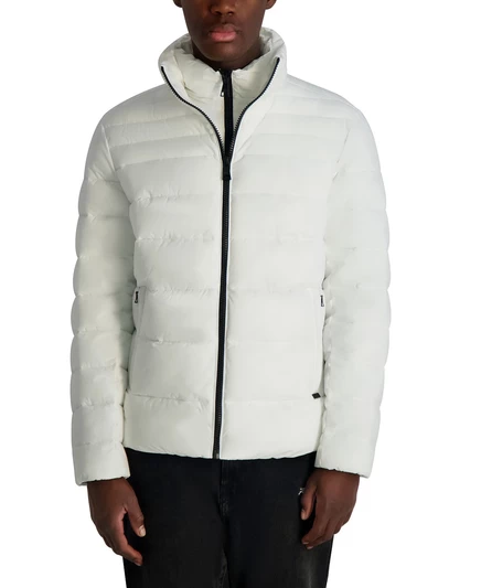Мужской пуховик Karl Lagerfeld Paris Midweight, белый