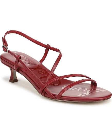Женские босоножки sam edelman cora на каблуке 4,5см, красные