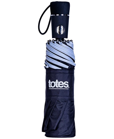 Складной зонт Totes автоматический, черный