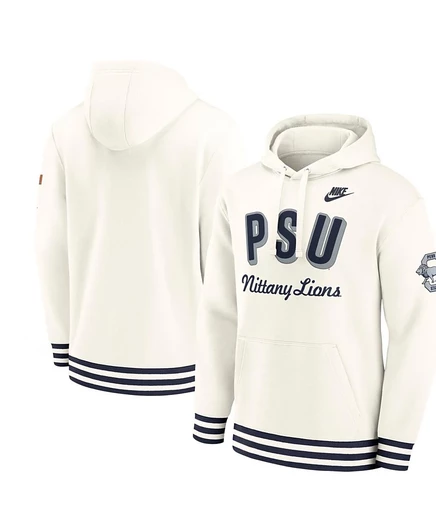 Мужское худи Nike Penn State Legacy Retro, бежевое