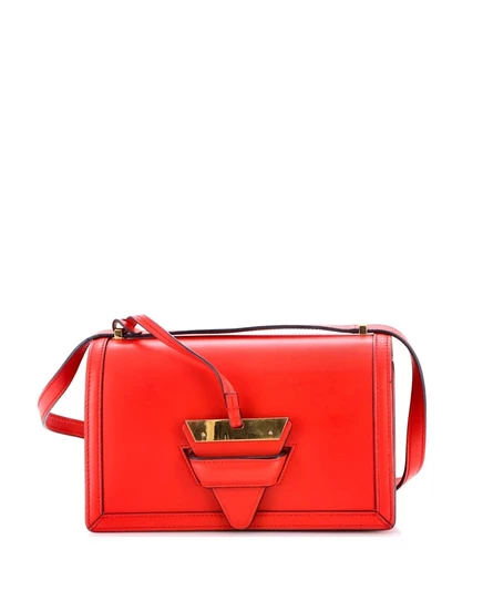Женская сумка Loewe Barcelona Medium кожаная, красная