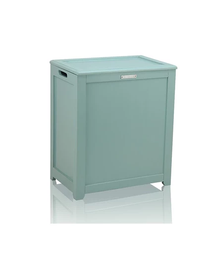 Корзина для белья Oceanstar Storage, бирюзовая
