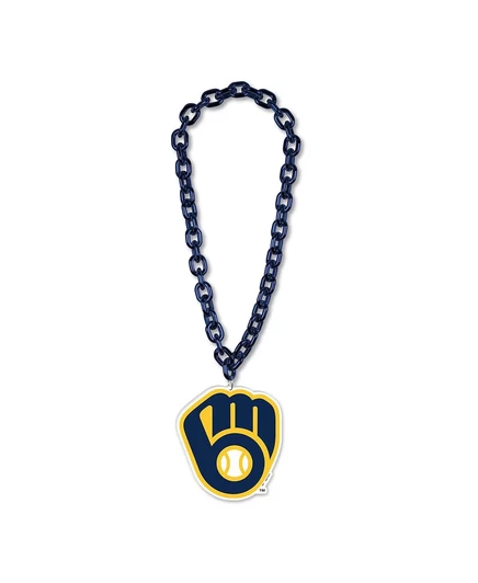 Ожерелье с логотипом Wincraft Milwaukee Brewers на большой цепочке