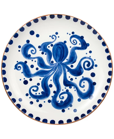Сервировочное блюдо Euro Ceramica Costa Azul, синее
