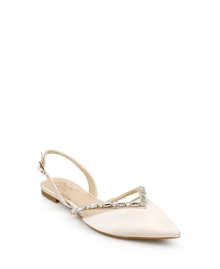Женские балетки Jewel Badgley Mischka Camden, шампань