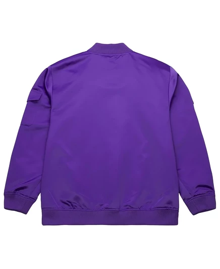 Мужская сатиновая куртка Mitchell & Ness Sacramento Kings, фиолетовая