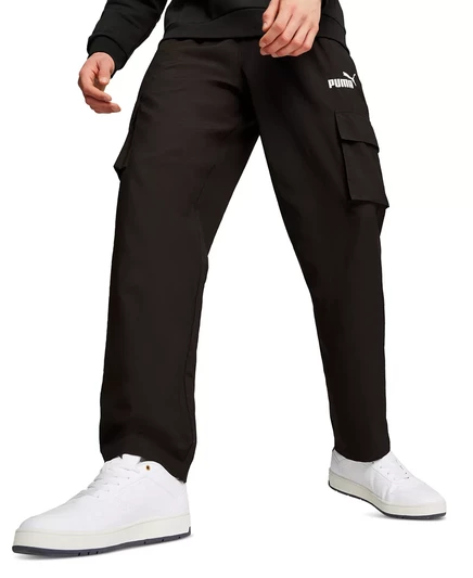  Мужские брюки-карго из плотной ткани с логотипом Power Woven puma black