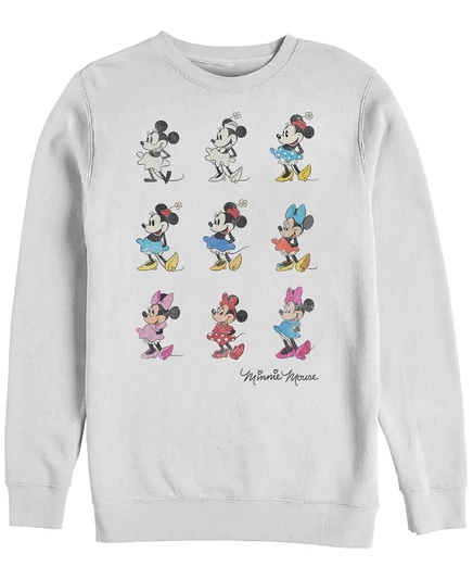 Мужская футболка Fifth Sun Minnie Evolution с длинным рукавом, белая