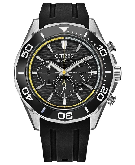 Мужские часы Citizen Endeavor Chronograph 43 мм, черные
