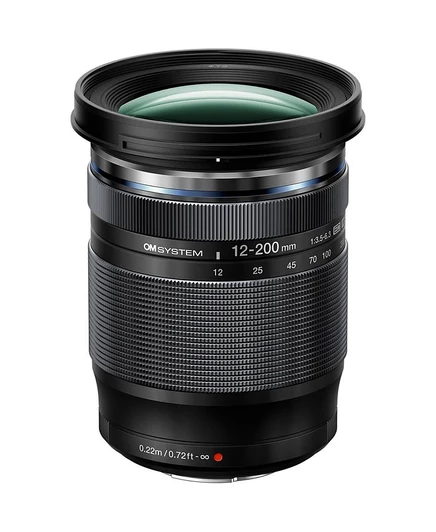 Объектив OM SYSTEM M.Zuiko 12-200mm f/3.5-6.3, черный