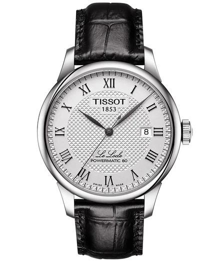 Мужские часы Tissot Le Locle Powermatic 80, 39.3 мм, кожа