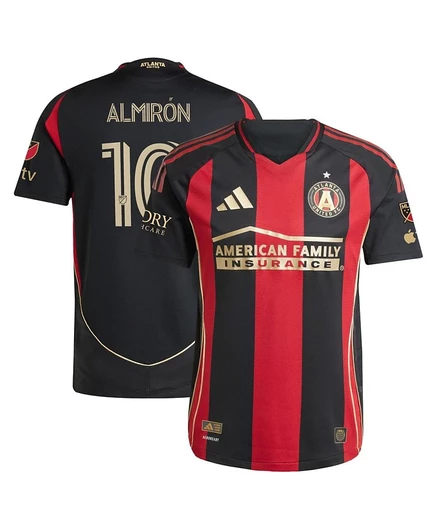 Мужская игровая футболка Adidas Miguel Almiron, черная