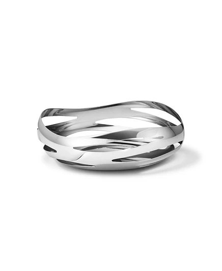 Хлебная корзина Georg Jensen Cobra, серебристая