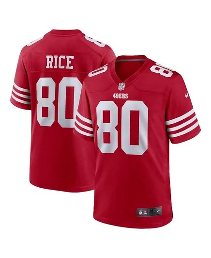 Мужское джерси Nike Jerry Rice San Francisco 49ers, красное
