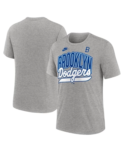 Мужская футболка Nike Cooperstown Brooklyn Dodgers, серая