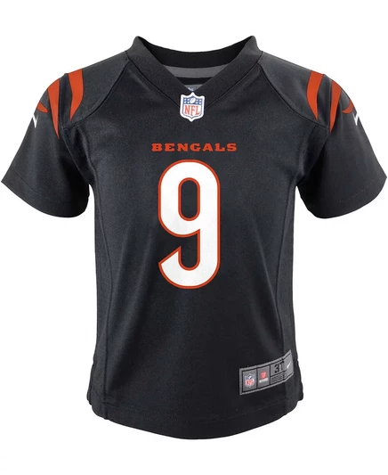 Игровая футболка Nike Infant Joe Burrow Cincinnati Bengals black