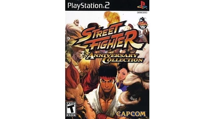 Игра Capcom Street Fighter Anniversary для PS2, многоцветная