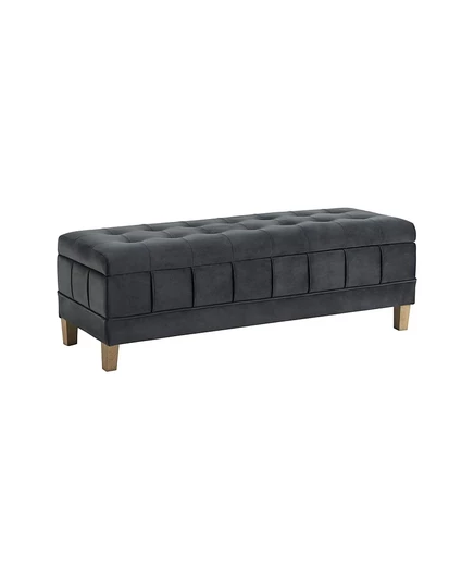 Пуф Picket House Furnishings Jude с ящиком, серый