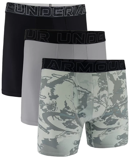 Мужские трусы-боксеры Under Armour 3 шт., 6″, черные