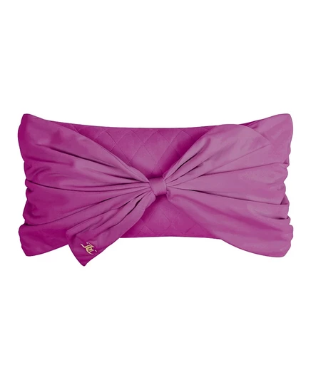 Подушка Juicy Couture Velvet Bow 25×46 см, фиолетовая