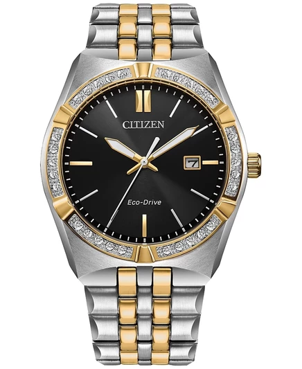 Мужские часы Citizen Eco-Drive Corso 40 мм с бриллиантами
