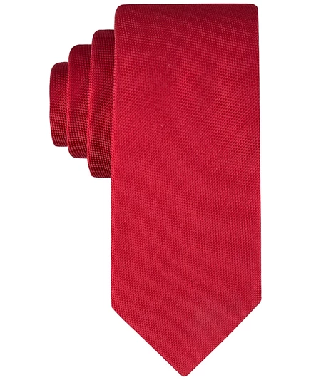 Мужской галстук Tommy Hilfiger Oxford 3-1/8″, красный