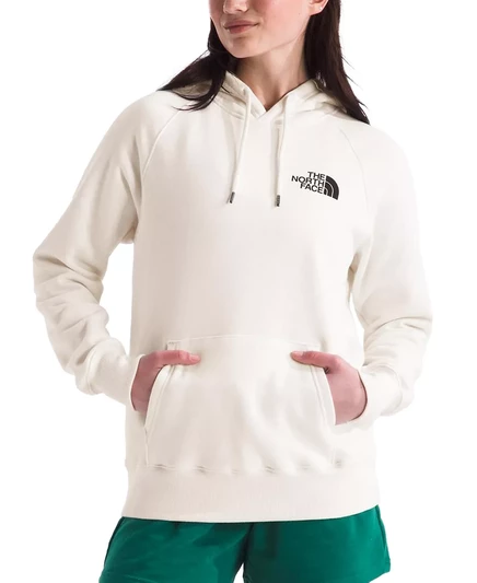  Женская толстовка с логотипом  The North Face white dune