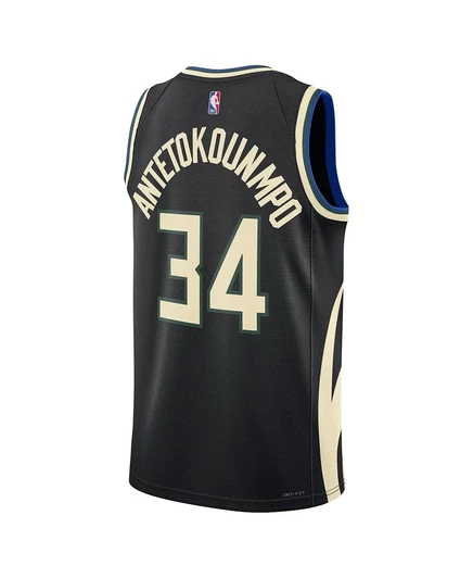 Унисекс джерси Nike Giannis Antetokounmpo Swingman, черное