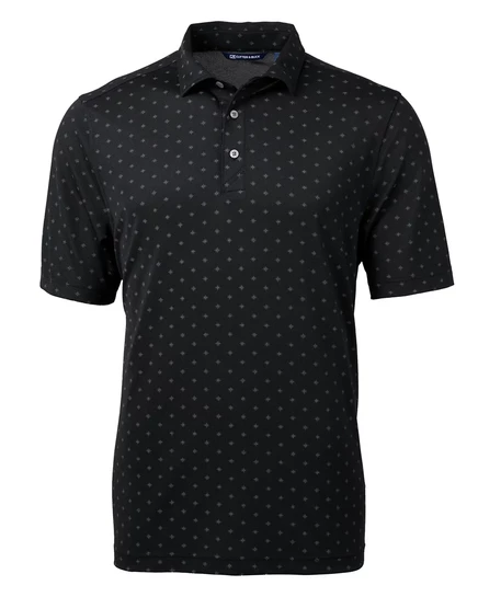 Мужская поло Cutter & Buck Virtue Eco Pique Tall, черная