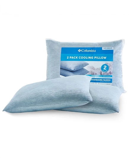 Набор из 2 подушек Columbia Cooling Comfort, стандарт/queen, синий