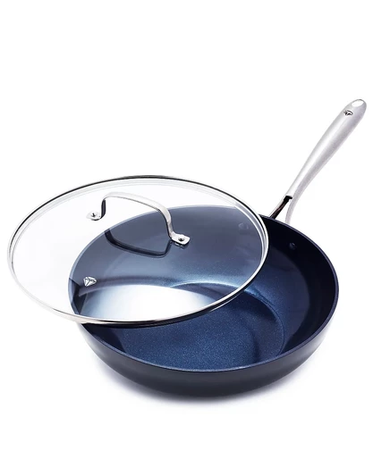 Сковорода Blue Diamond 11″ с керамическим покрытием, синяя
