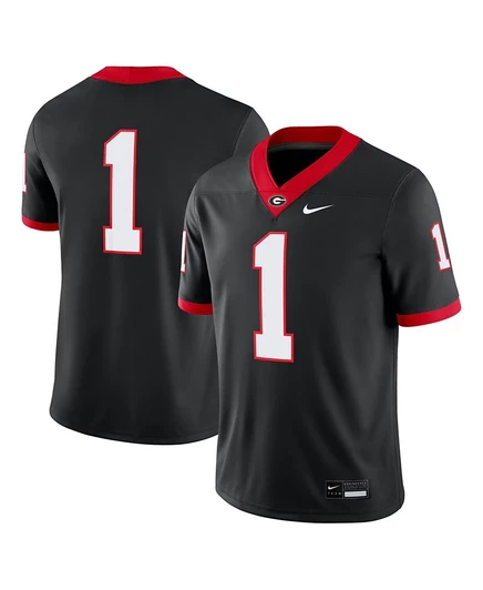 Мужская игровая джерси Nike Georgia Bulldogs Alternate, черная