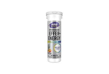 Шипучие таблетки NOW Foods Effer‑Energy Tropical Punch, 10 шт