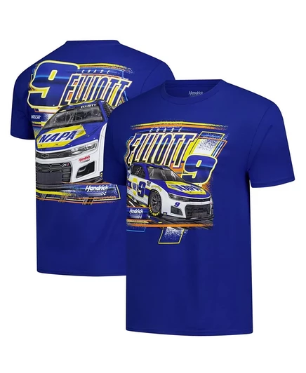Мужская футболка Classic Ink USA Chase Elliott, синяя