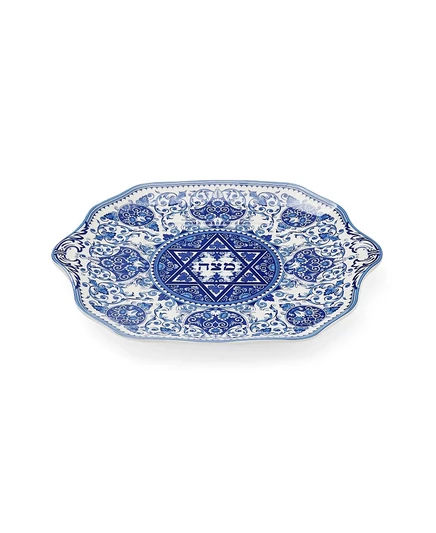 Тарелка Spode Judaica для мацы, синяя