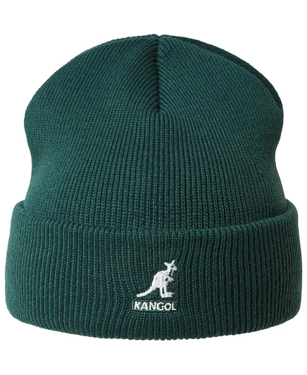 Мужская вязаная шапка Kangol Acrylic Cuff, зеленая
