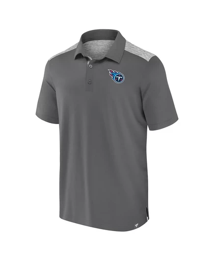 Мужская поло Fanatics Long Shot Tennessee Titans, серая