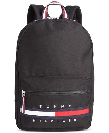 Мужской рюкзак Tommy Hilfiger Gino с логотипом, черный