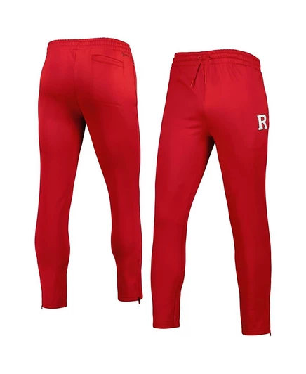 Мужские зауженные брюки Adidas AEROREADY Rutgers, красные
