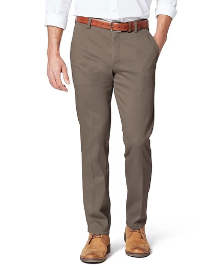 Мужские брюки Dockers Easy Slim Fit стрейч, коричневые