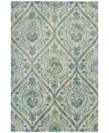 Ковер KAS 6256, 99×150 см, айвори и бирюзовый