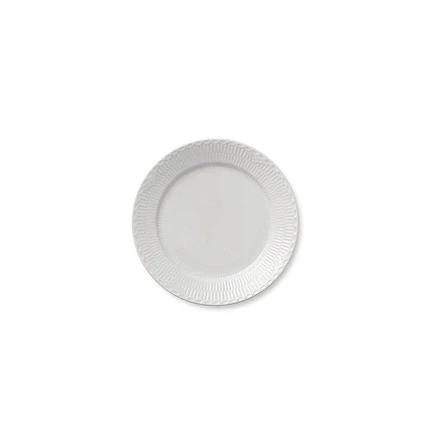 Тарелка Royal Copenhagen White Fluted Half Lace, 27,3 см, белая