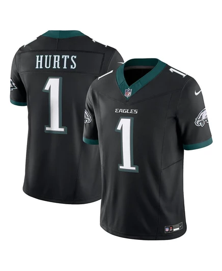 Мужская футболка Jalen Hurts Kelly Philadelphia Eagles Vapor F.U.S.E. Limited black