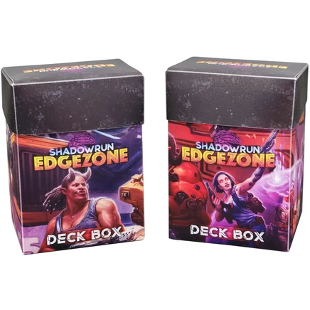 Коробки для колод Catalyst Game Labs Shadowrun Edge Zone, 2 шт.