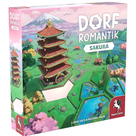 Настольная игра Dorfromantik: Sakura, 1–6 игроков